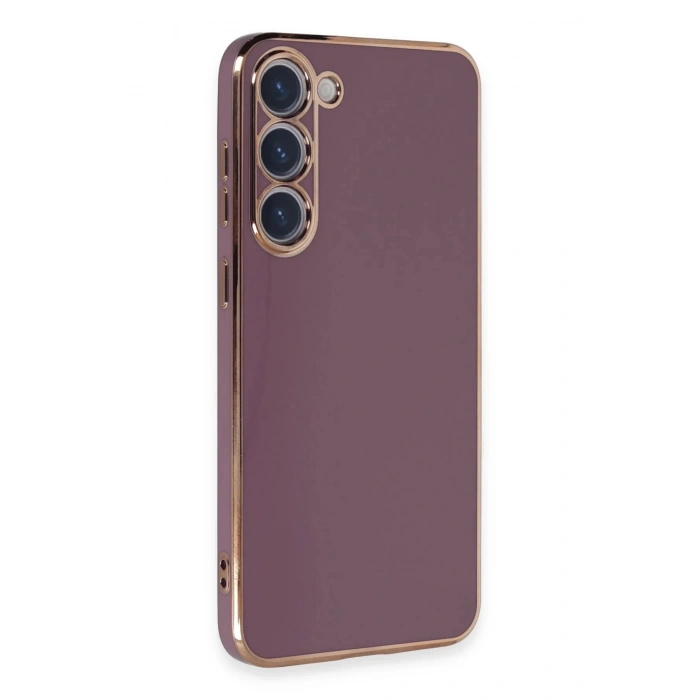 Samsung Galaxy S23 Kılıf Volet Silikon - Mor