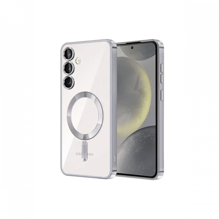 Samsung Galaxy S23 Plus Kılıf Kross Magneticsafe Kapak - Gümüş