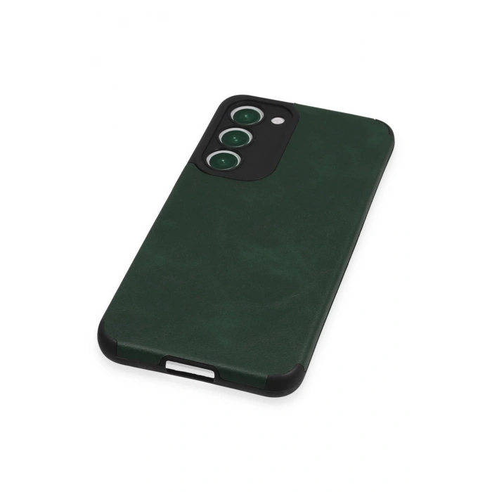 Samsung Galaxy S23 Plus Kılıf Loop Deri Silikon - Yeşil
