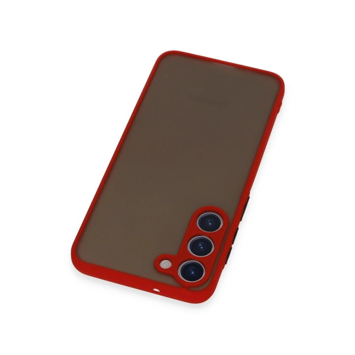 Samsung Galaxy S23 Plus Kılıf Montreal Silikon Kapak - Kırmızı