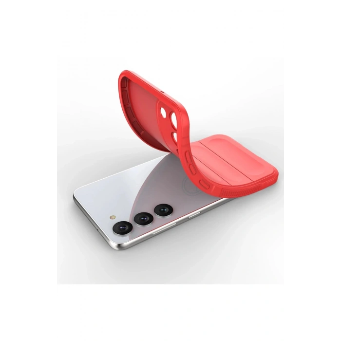 Samsung Galaxy S23 Plus Kılıf Optimum Silikon - Kırmızı