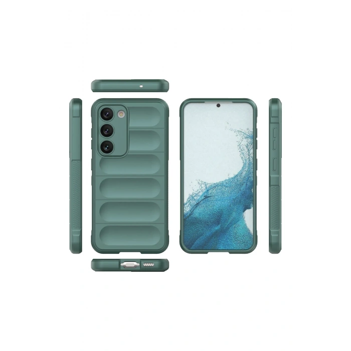 Samsung Galaxy S23 Plus Kılıf Optimum Silikon - Koyu Yeşil