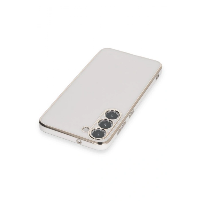 Samsung Galaxy S23 Plus Kılıf Volet Silikon - Beyaz