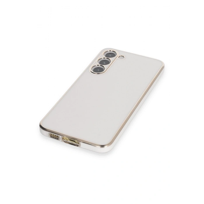 Samsung Galaxy S23 Plus Kılıf Volet Silikon - Beyaz