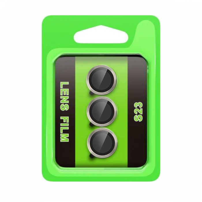 Samsung Galaxy S23 Raze Metal Kamera Lens - Gri