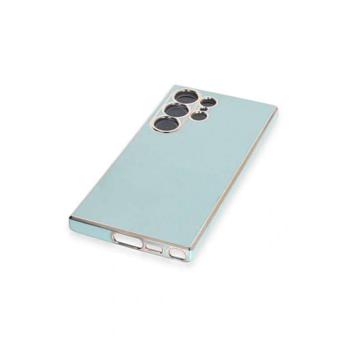 Samsung Galaxy S23 Ultra Kılıf Volet Silikon - Açık Yeşil