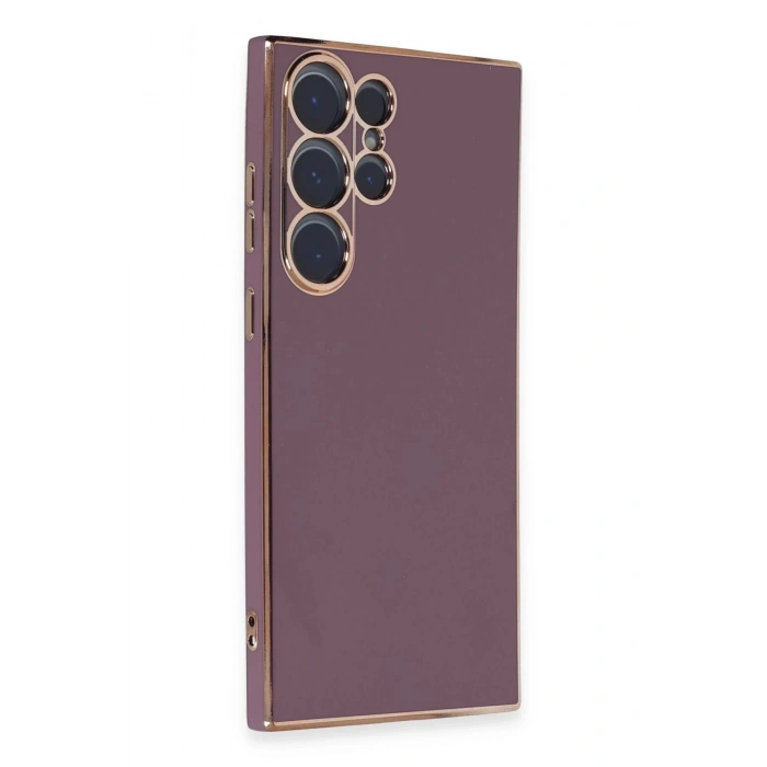Samsung Galaxy S23 Ultra Kılıf Volet Silikon - Mor