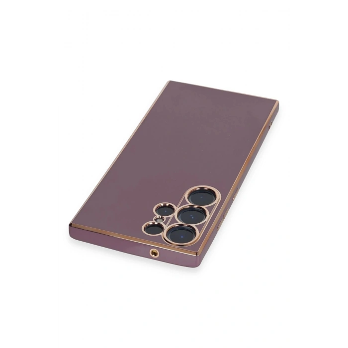 Samsung Galaxy S23 Ultra Kılıf Volet Silikon - Mor