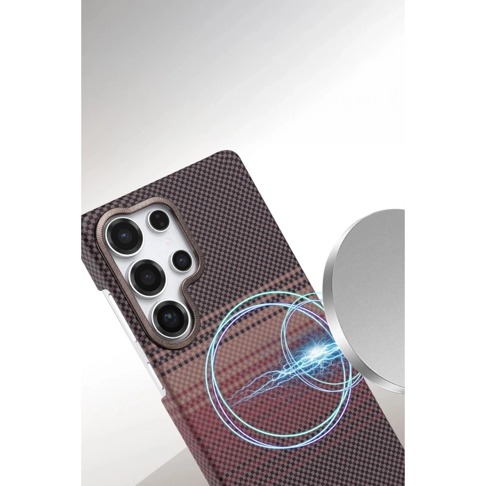 Samsung Galaxy S23 Ultra Vega Magsafe Kapak - Mavi