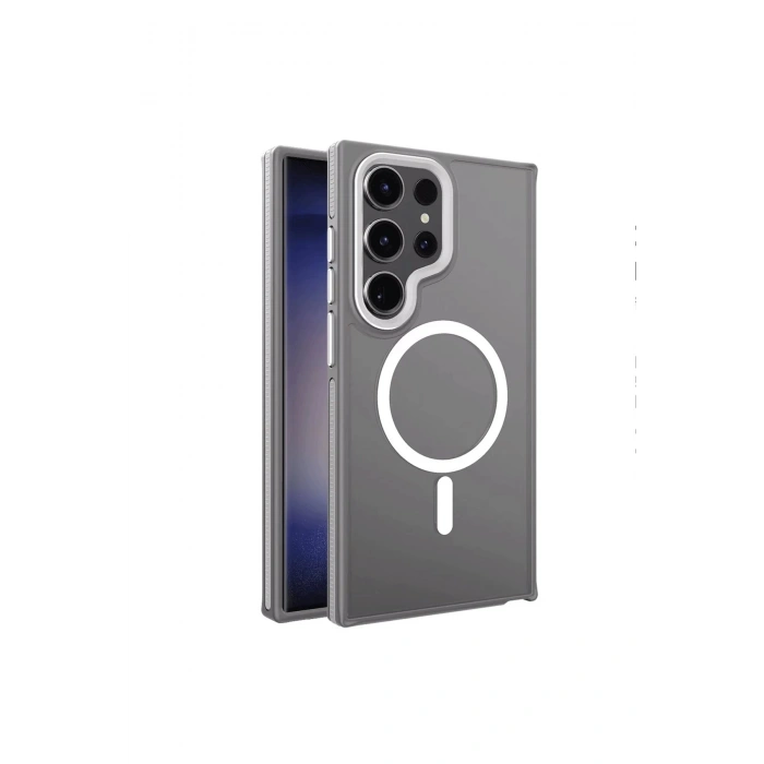 Samsung Galaxy S23 Ultra Winner Magsafe Kapak - Gri