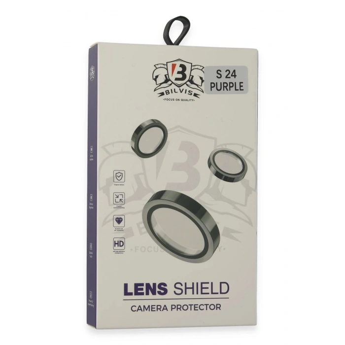 Samsung Galaxy S24 Bilvis Titan Kamera Lens - Derin Mor