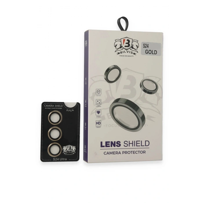 Samsung Galaxy S24 Bilvis Titan Kamera Lens - Gold