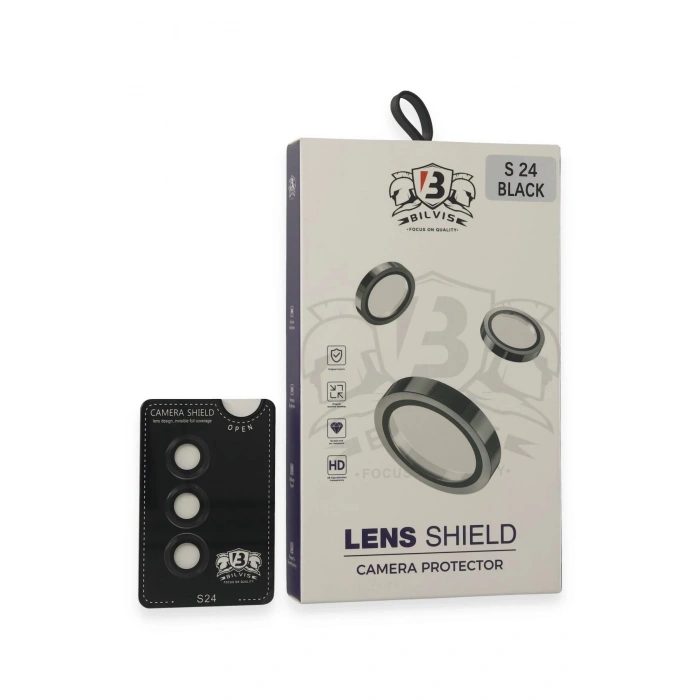 Samsung Galaxy S24 Bilvis Titan Kamera Lens - Siyah