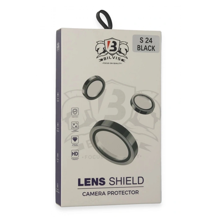Samsung Galaxy S24 Bilvis Titan Kamera Lens - Siyah