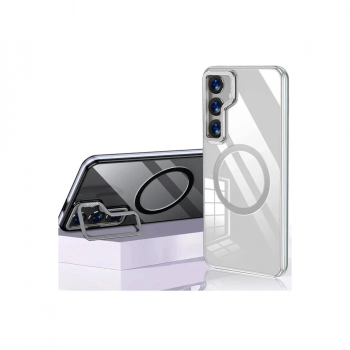 Samsung Galaxy S24 Crystal Magsafe Kapak - Şeffaf