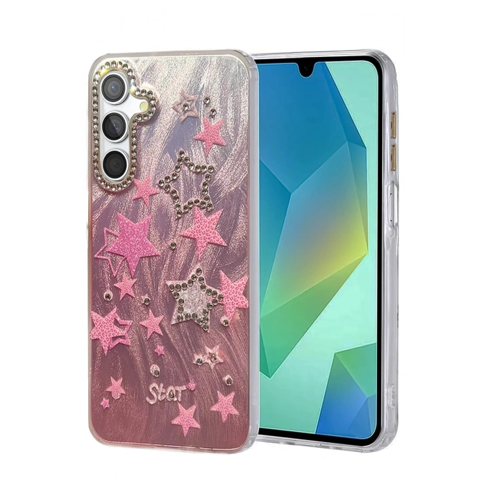 Samsung Galaxy S24 FE Kılıf Blade Aynalı Desenli Kapak - Desen 7