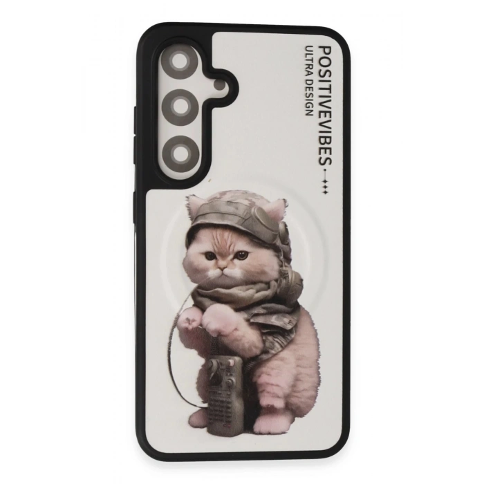 Samsung Galaxy S24 Fun Magsafe Kapak - Beyaz