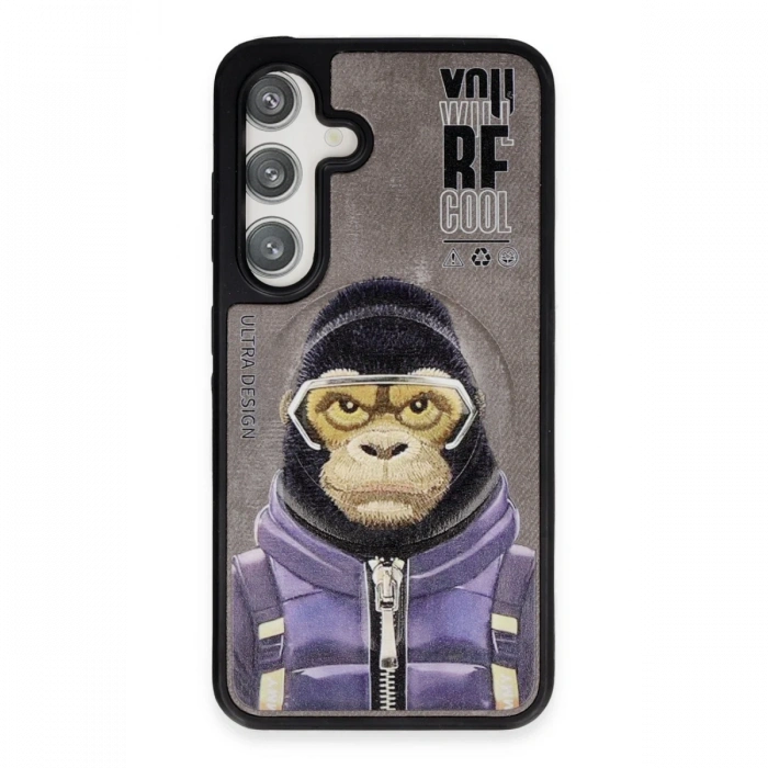 Samsung Galaxy S24 Fun Magsafe Kapak - Natural Grey