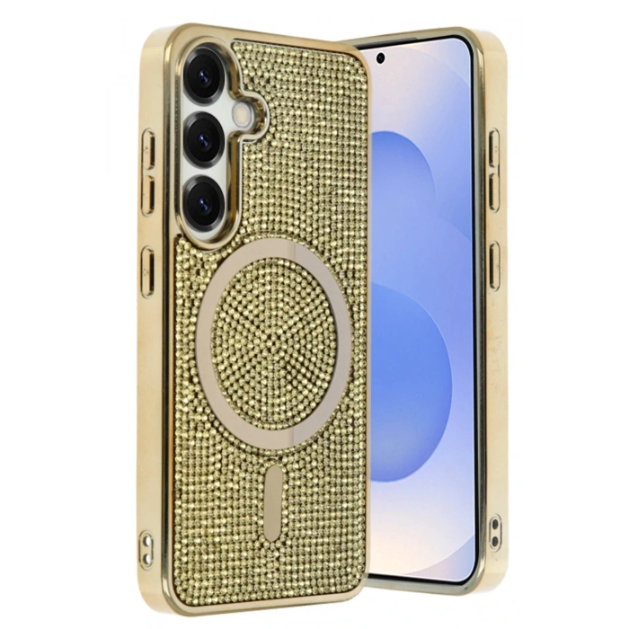 Samsung Galaxy S24 Helen Magsafe Kapak - Gold