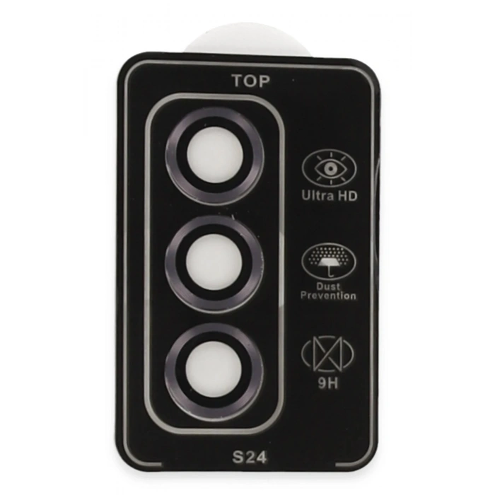 Samsung Galaxy S24 PVD Metal Kamera Lens - Derin Mor