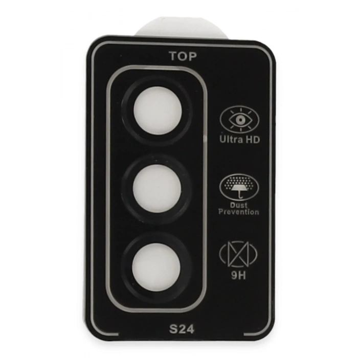 Samsung Galaxy S24 PVD Metal Kamera Lens - Siyah