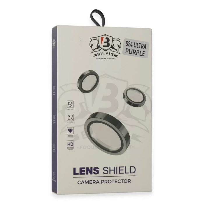 Samsung Galaxy S24 Ultra Bilvis Titan Kamera Lens - Derin Mor