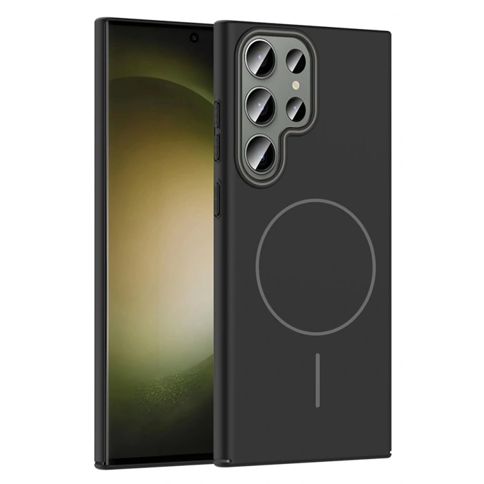 Samsung Galaxy S24 Ultra Broş Magsafe Kapak - Siyah