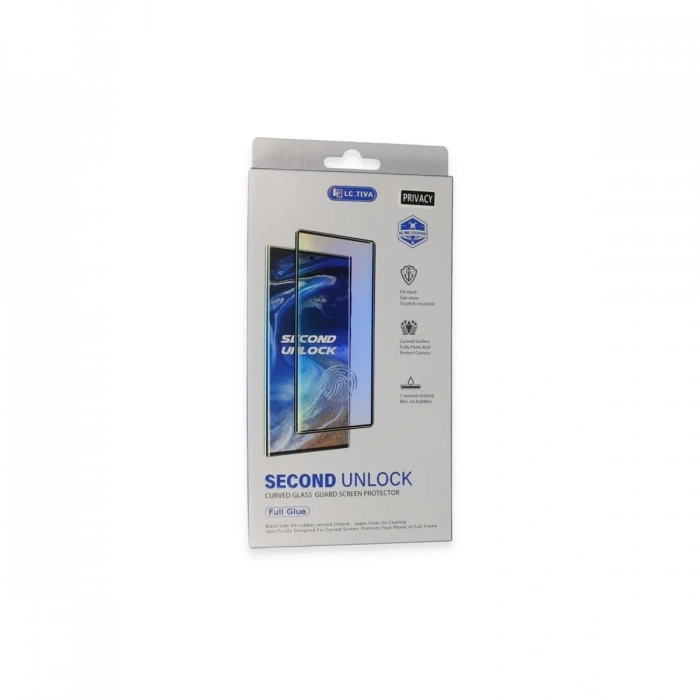 Samsung Galaxy S24 Ultra Durable Full Glue Curved Hayalet Cam