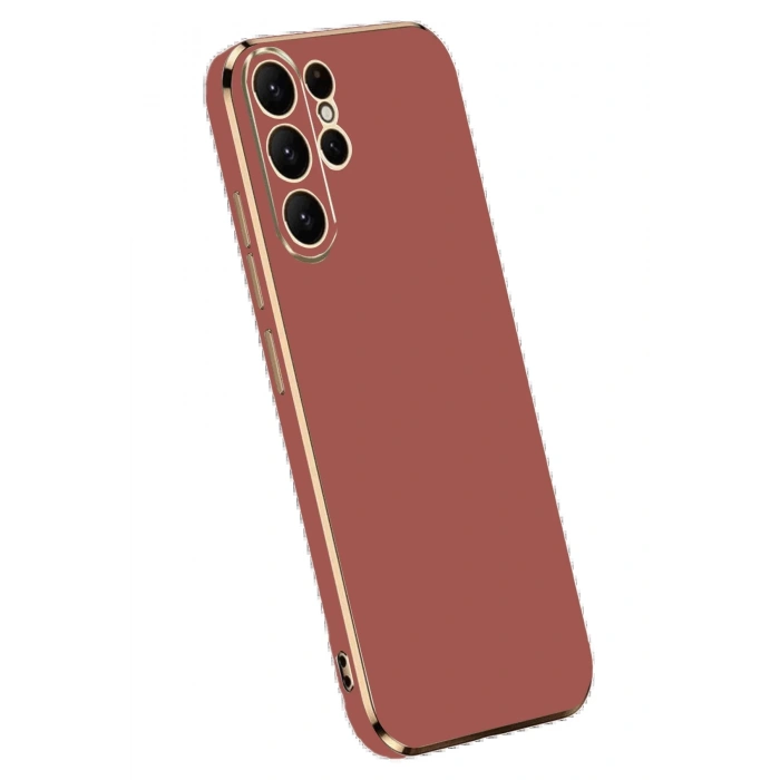 Samsung Galaxy S24 Ultra Kılıf Volet Silikon - Kırmızı