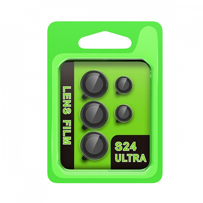 Samsung Galaxy S24 Ultra Raze Metal Kamera Lens - Siyah