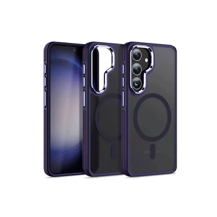 Samsung Galaxy S24 Winner Magsafe Kapak - Derin Mor