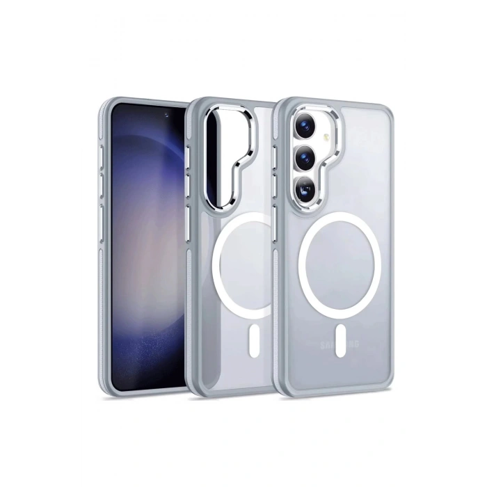 Samsung Galaxy S24 Winner Magsafe Kapak - Gri