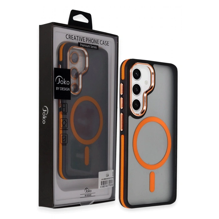 Samsung Galaxy S24 Winner Magsafe Kapak - Turuncu