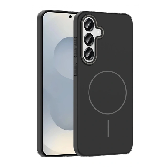 Samsung Galaxy S25 Broş Magsafe Kapak - Siyah