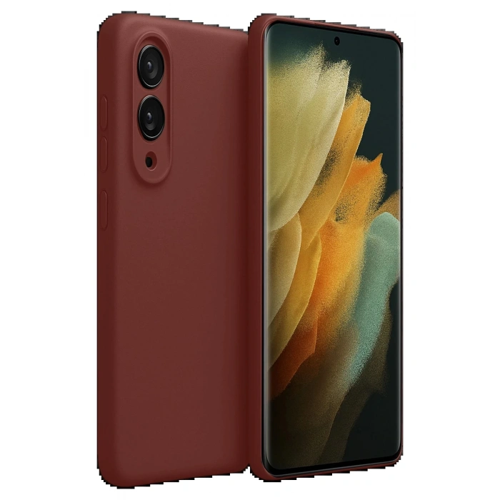 Samsung Galaxy S25 Edge First Silikon - Bordo