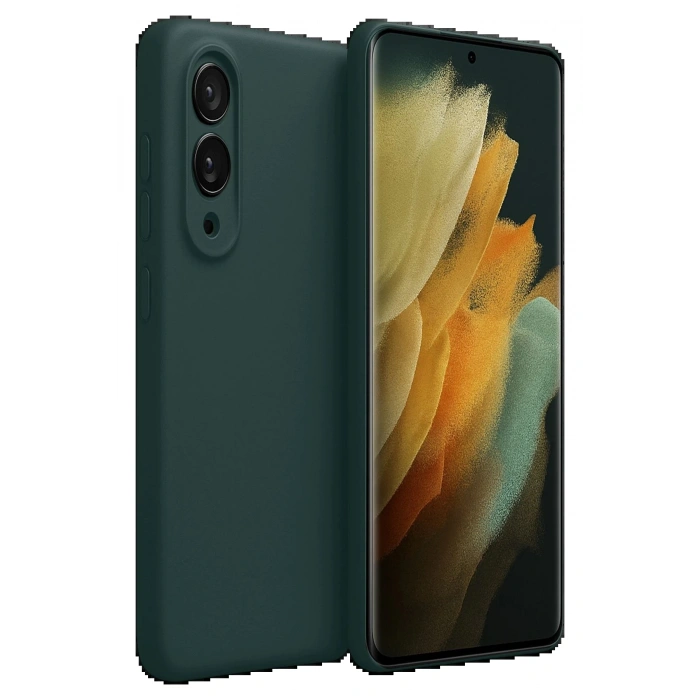 Samsung Galaxy S25 Edge First Silikon - Koyu Yeşil