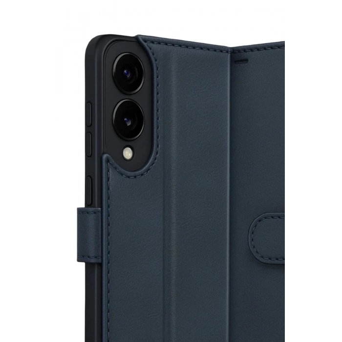 Samsung Galaxy S25 Edge Trend S Plus Kapaklı Kılıf - Lacivert