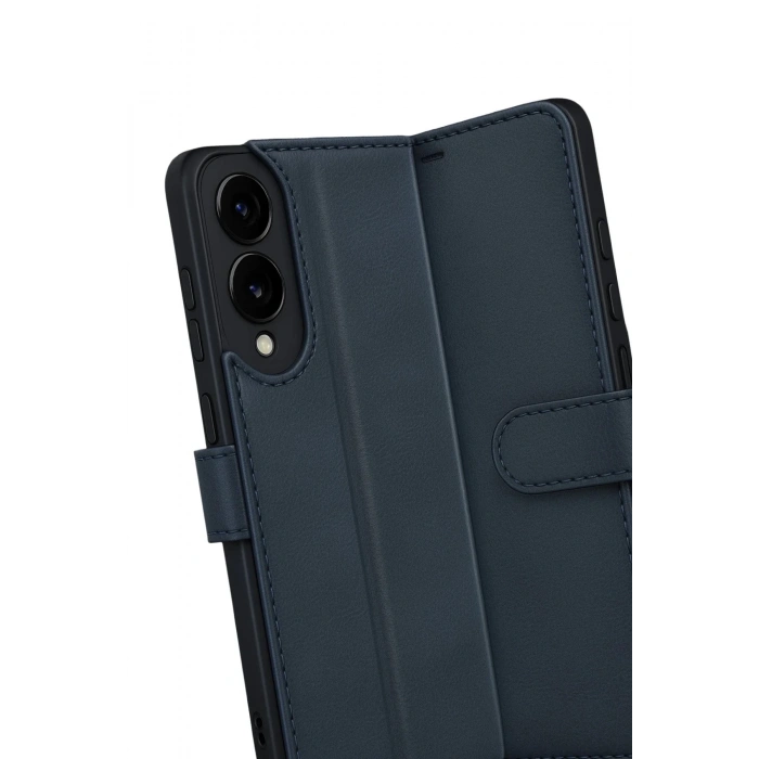 Samsung Galaxy S25 Edge Trend S Plus Kapaklı Kılıf - Lacivert