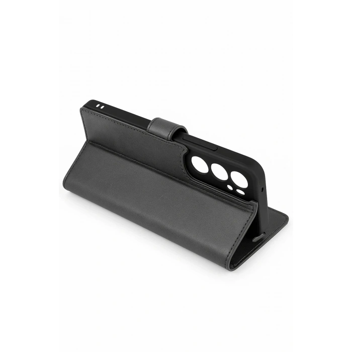 Samsung Galaxy S25 Edge Trend S Plus Kapaklı Kılıf - Siyah