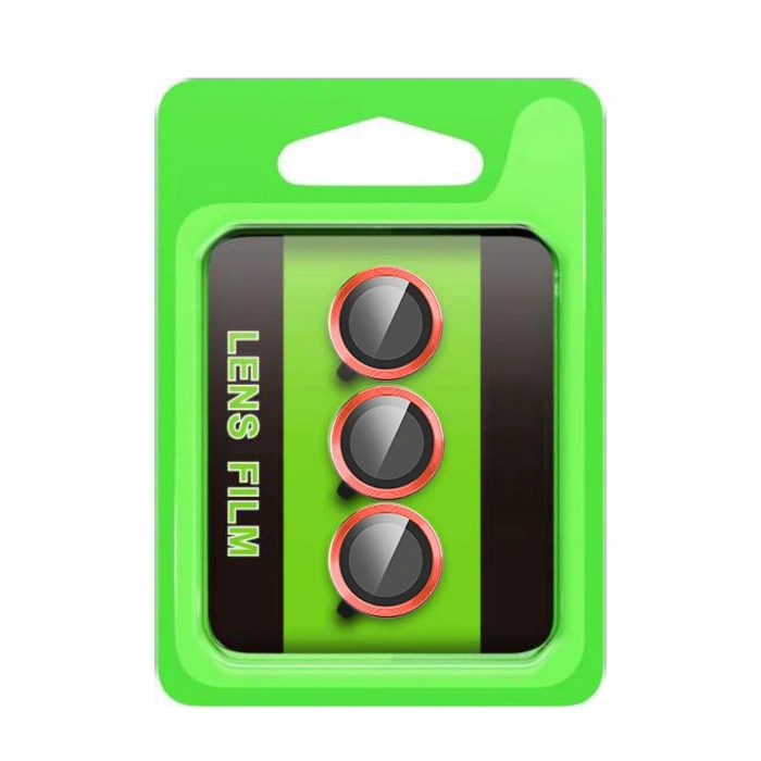 Samsung Galaxy S25 FE Raze Metal Kamera Lens - Kırmızı