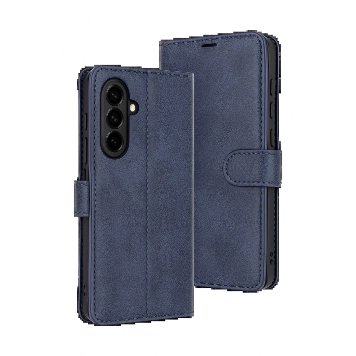 Samsung Galaxy S25 FE Trend S Plus Kapaklı Kılıf - Lacivert