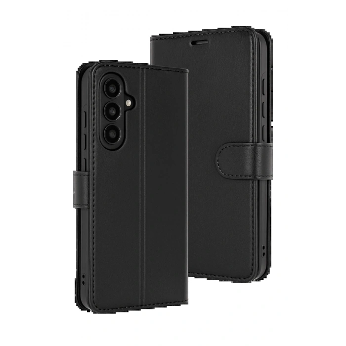 Samsung Galaxy S25 FE Trend S Plus Kapaklı Kılıf - Siyah