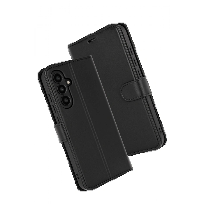 Samsung Galaxy S25 FE Trend S Plus Kapaklı Kılıf - Siyah