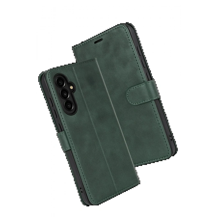 Samsung Galaxy S25 FE Trend S Plus Kapaklı Kılıf - Yeşil