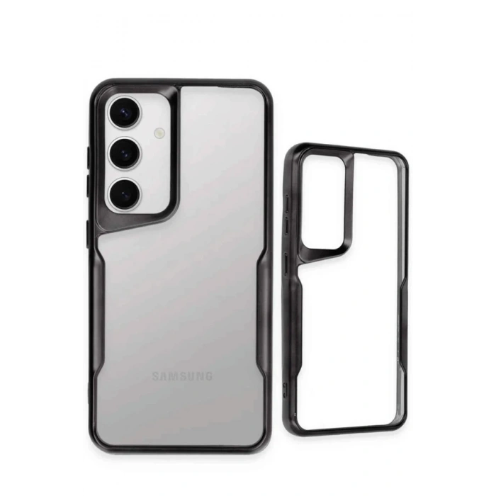 Samsung Galaxy S25 Kılıf Boyi Silikon Kapak - Siyah