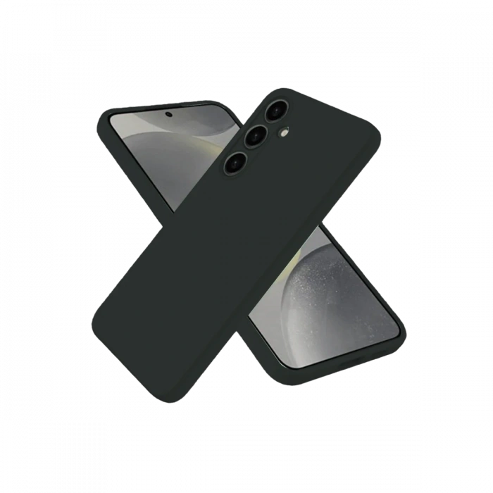 Samsung Galaxy S25 Kılıf Nano içi Kadife Silikon - Siyah