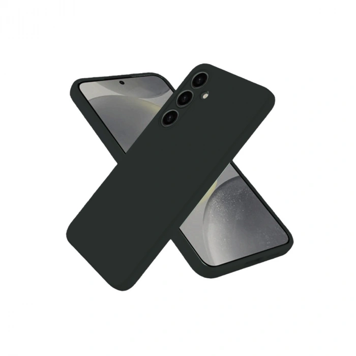 Samsung Galaxy S25 Kılıf Nano içi Kadife Silikon - Siyah