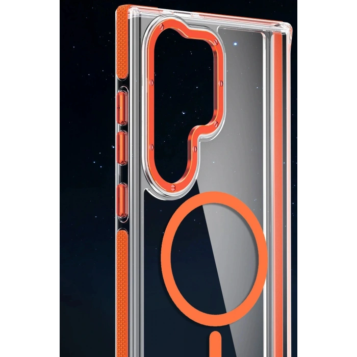 Samsung Galaxy S25 Ultra Bella Magsafe Kapak - Derin Mor