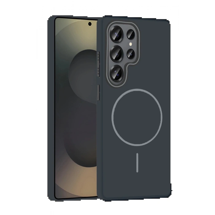 Samsung Galaxy S25 Ultra Broş Magsafe Kapak - Füme