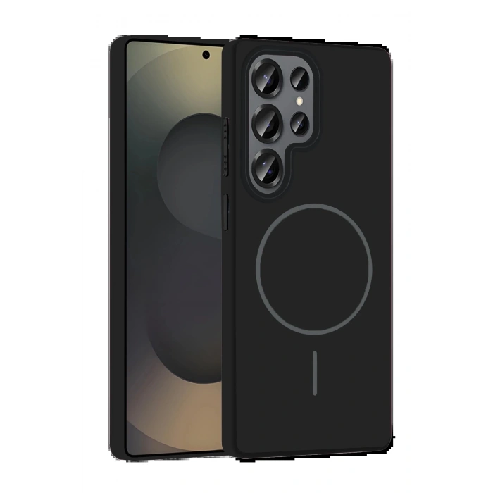 Samsung Galaxy S25 Ultra Broş Magsafe Kapak - Siyah